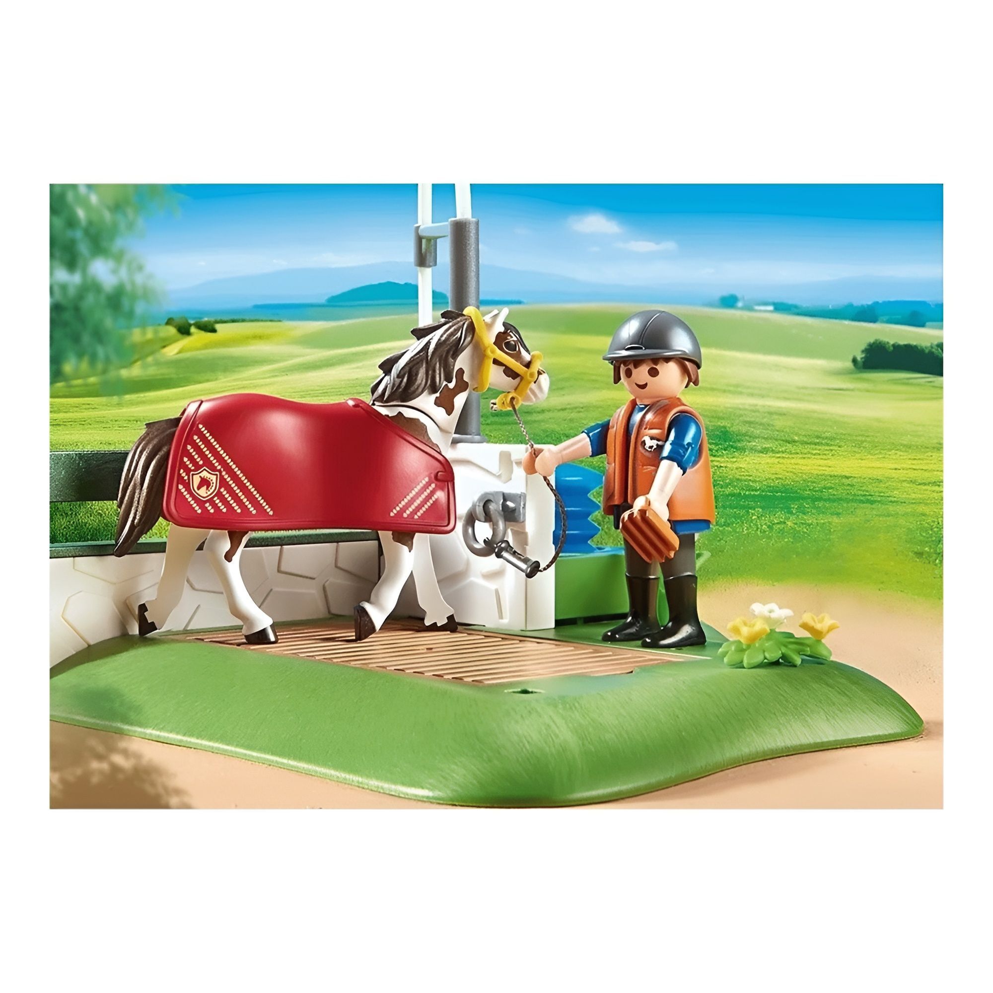 Конструктор Playmobil 6929 Деревенская мойка для лошадей