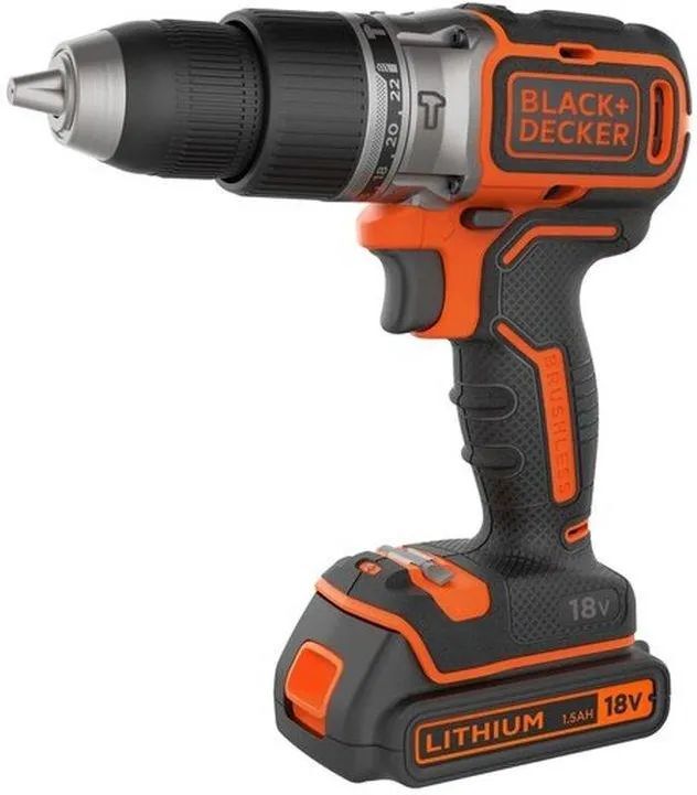 Дрель-шуруповёрт аккумуляторный Black&Decker BL188KB-QW 1*1.5 Ah 18 V с ЗУ