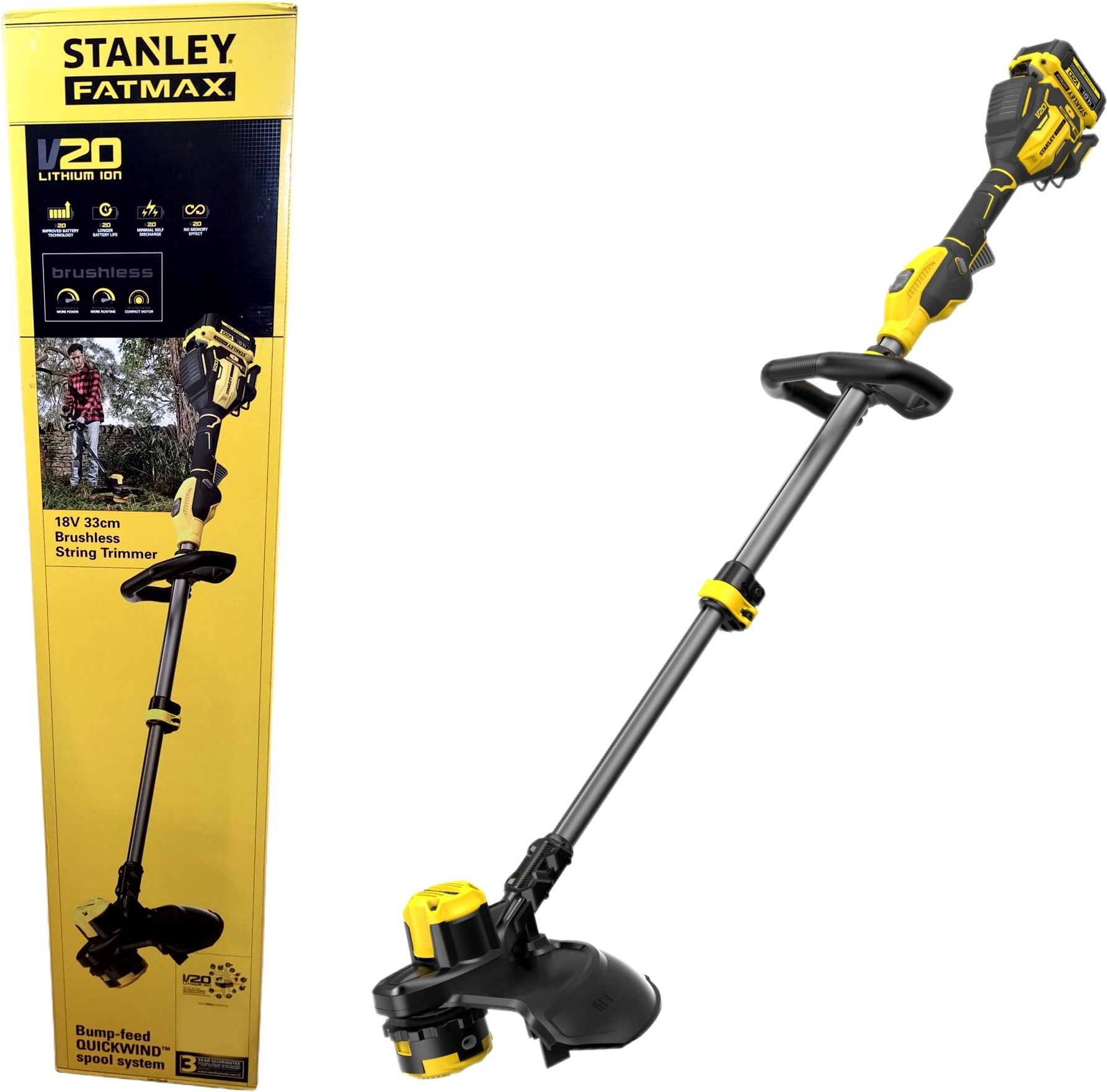 Аккумуляторный триммер Stanley SFMCSTB933B-XJ без АКБ и ЗУ