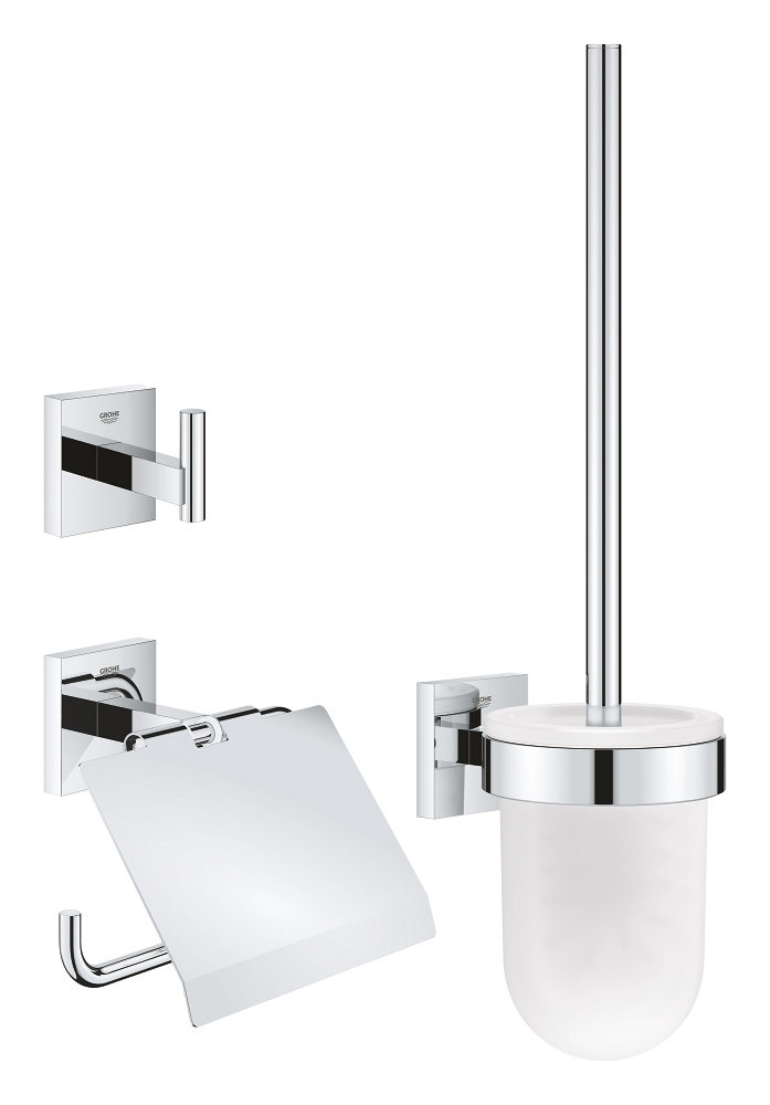 Набор аксессуаров для ванной Grohe Start Cube ABSET11102, хром