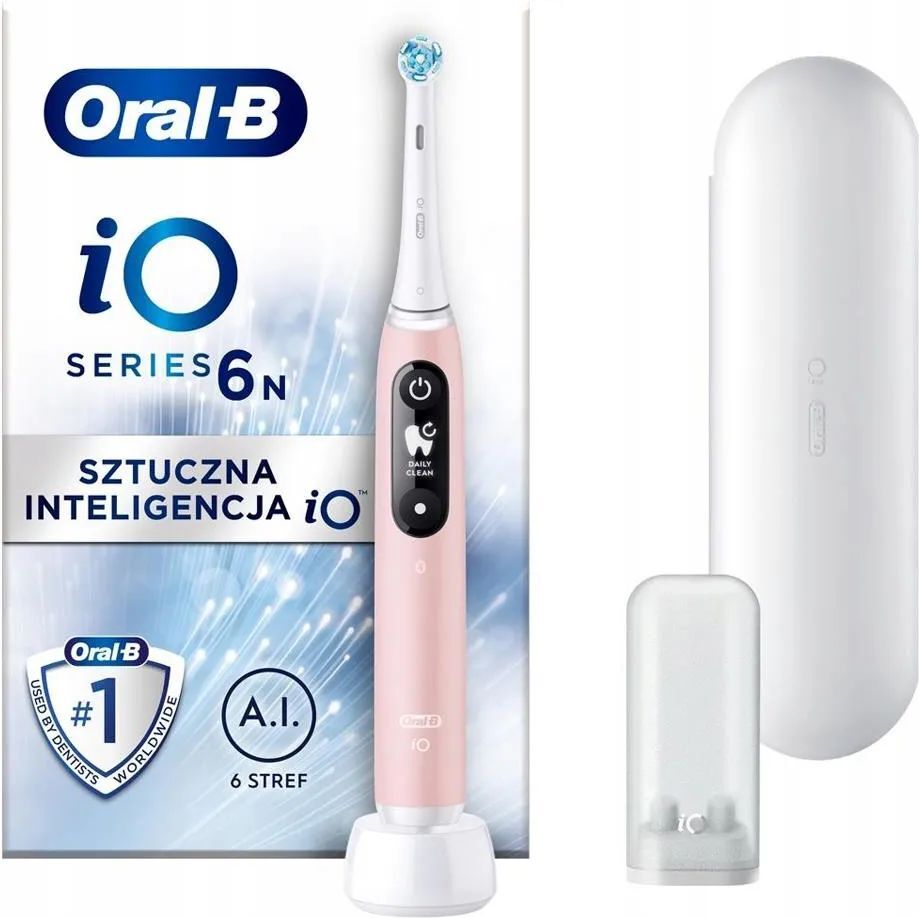Электрическая зубная щетка Oral-B iO series 6N розовая