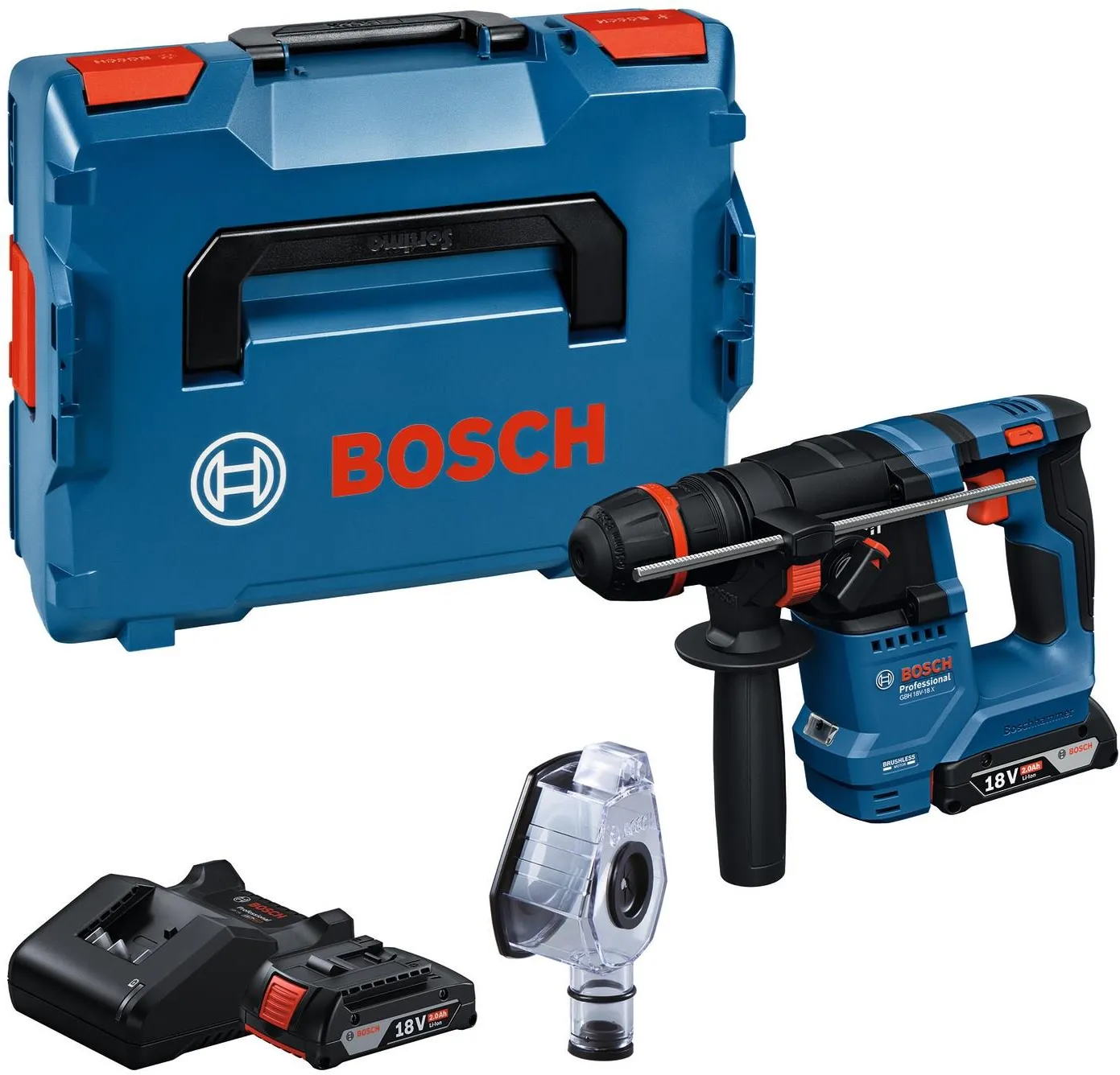 Аккумуляторный перфоратор Bosch GBH 18V-18 X Professional 0611927101