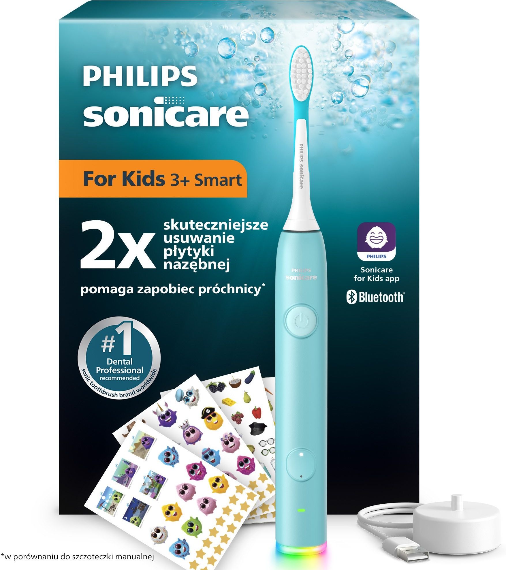 Электрическая зубная щетка Philips Sonicare Kids Smart HX6600/13