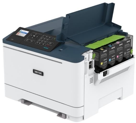 Принтер лазерный Xerox C310, цветн., A4, белый/синий