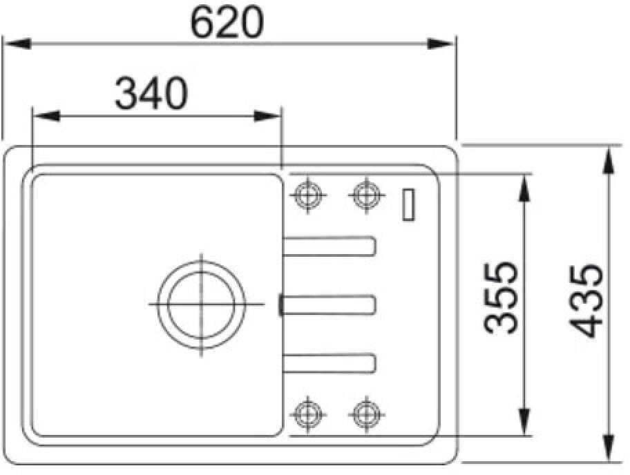 Кухонная раковина Franke Bliss BSG 611-62 114.0367.763, бежевый