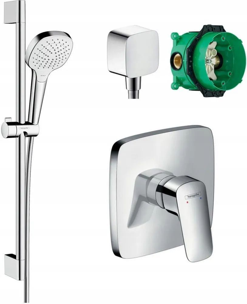 Душевой набор со смесителем Hansgrohe Logis abset0846 Хром