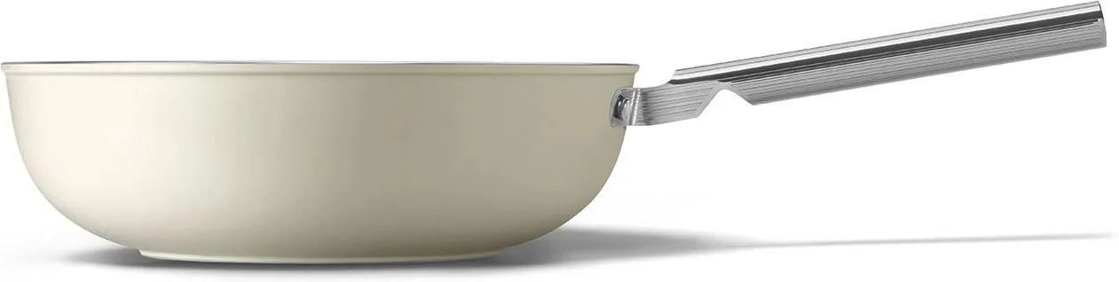 Сковорода SMEG 50's Style 30cm CKFW3001CRM кремовая