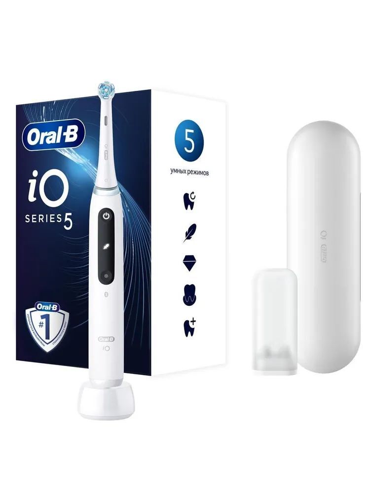 Электрическая зубная щетка Oral-B iO5s белая
