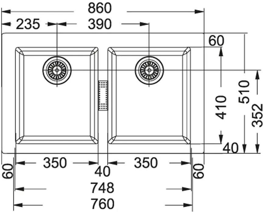 Кухонная раковина Franke Sirius SID 620 114.0191.186, ореховый