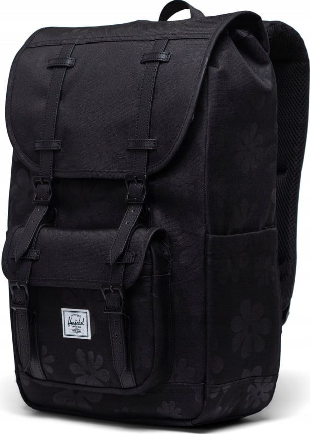 Рюкзак Herschel Little America Mid 20L Black Floral Sun