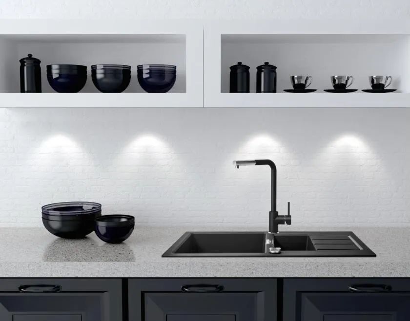 Кухонный кран Franke Sirius L Side pull-out 115.0668.279, хром/оникс