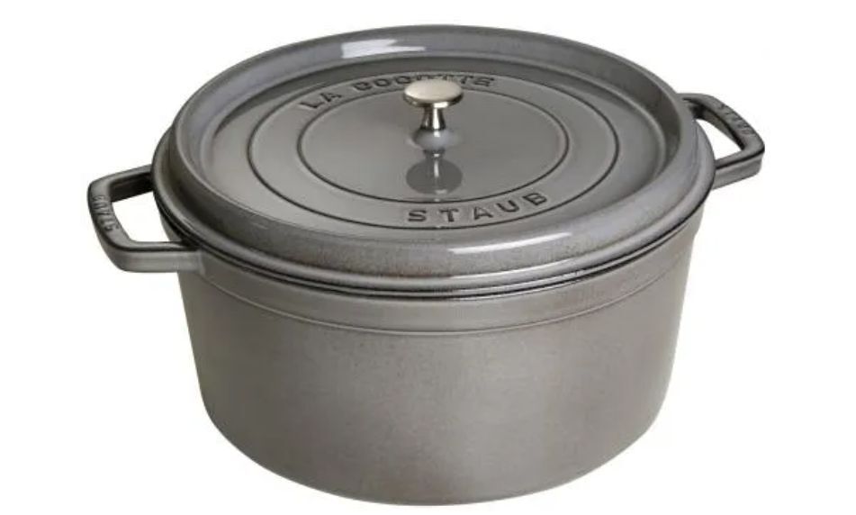 Чугунная кастрюля Staub Cocotte 34 см Graphite Grey (405103080)