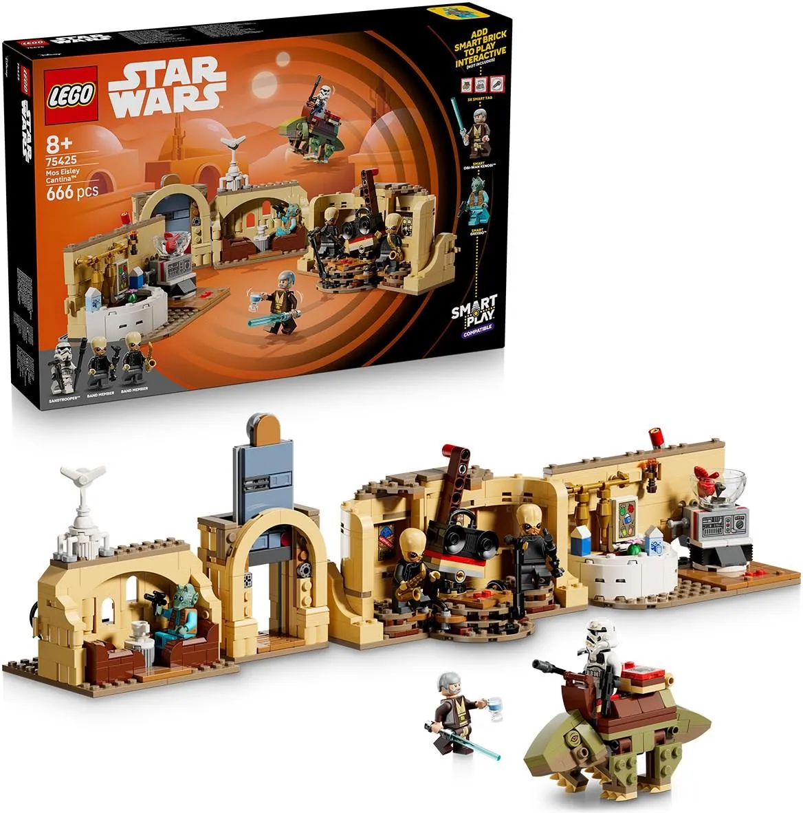 Конструктор LEGO Star Wars 75425 SMART Play: Кантина Мос-Эйсли