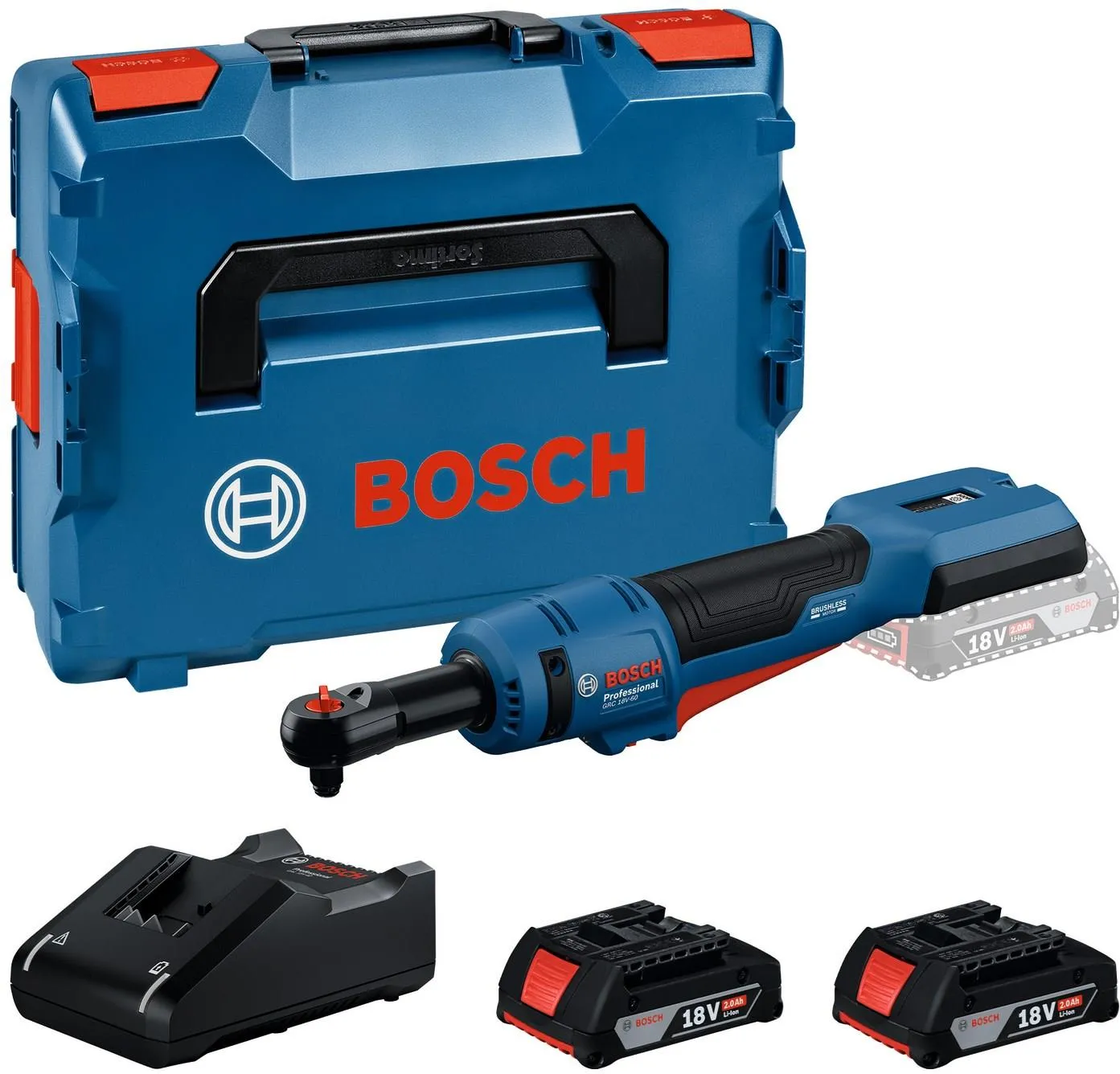 Аккумуляторный заклёпочник Bosch GRC 18V-60 Professional 06019N8002