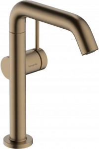 Смеситель Hansgrohe Tecturis S 210 Fine Coolstart PushOpen брашированная бронза 73360140
