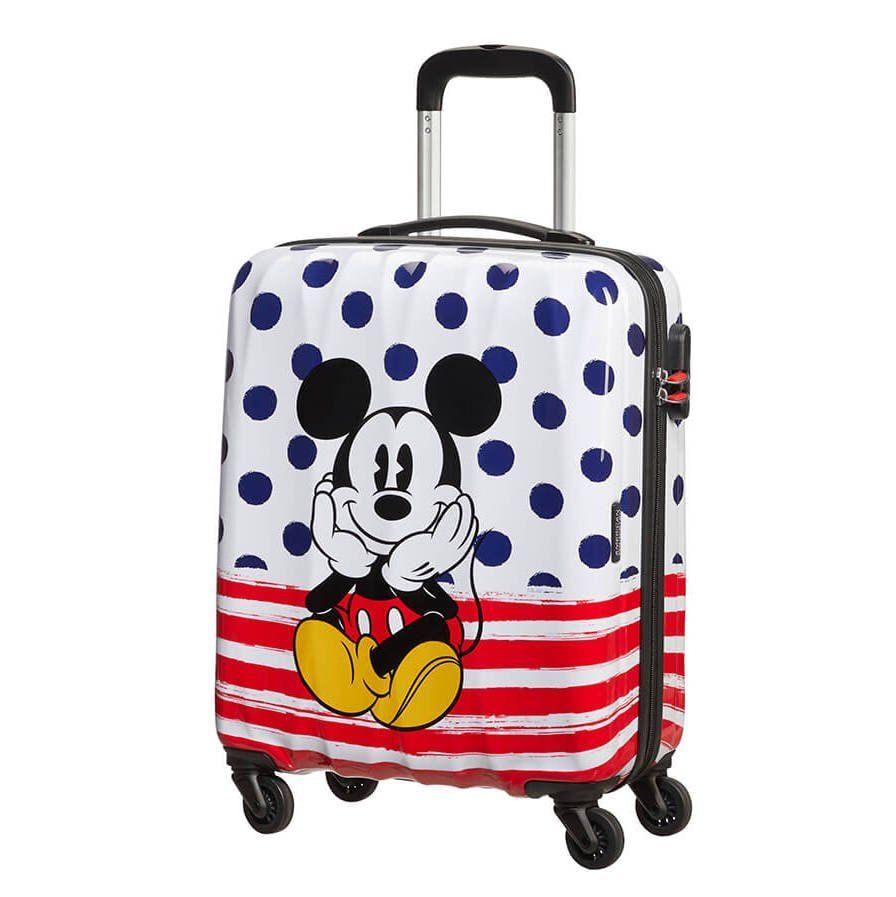 Чемодан American Tourister Kabinowa Disney Legends - Mickey Blue Dots