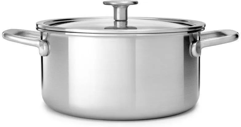 Кастрюля KitchenAid Multi Ply 20 см 3,1 л нержавеющая сталь