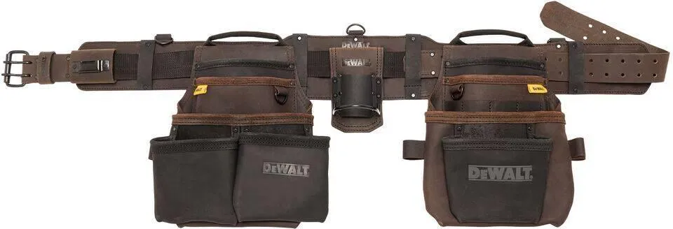 Монтажный пояс DeWalt PRO кожаный 142 см