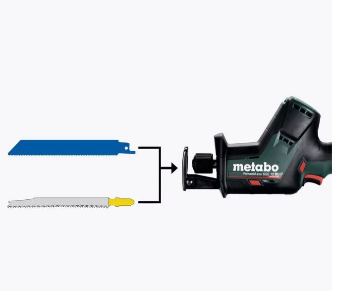 Сабельная аккумуляторная пила Metabo PowerMaxx SSE 12 BL 602322890 без акб и ЗУ