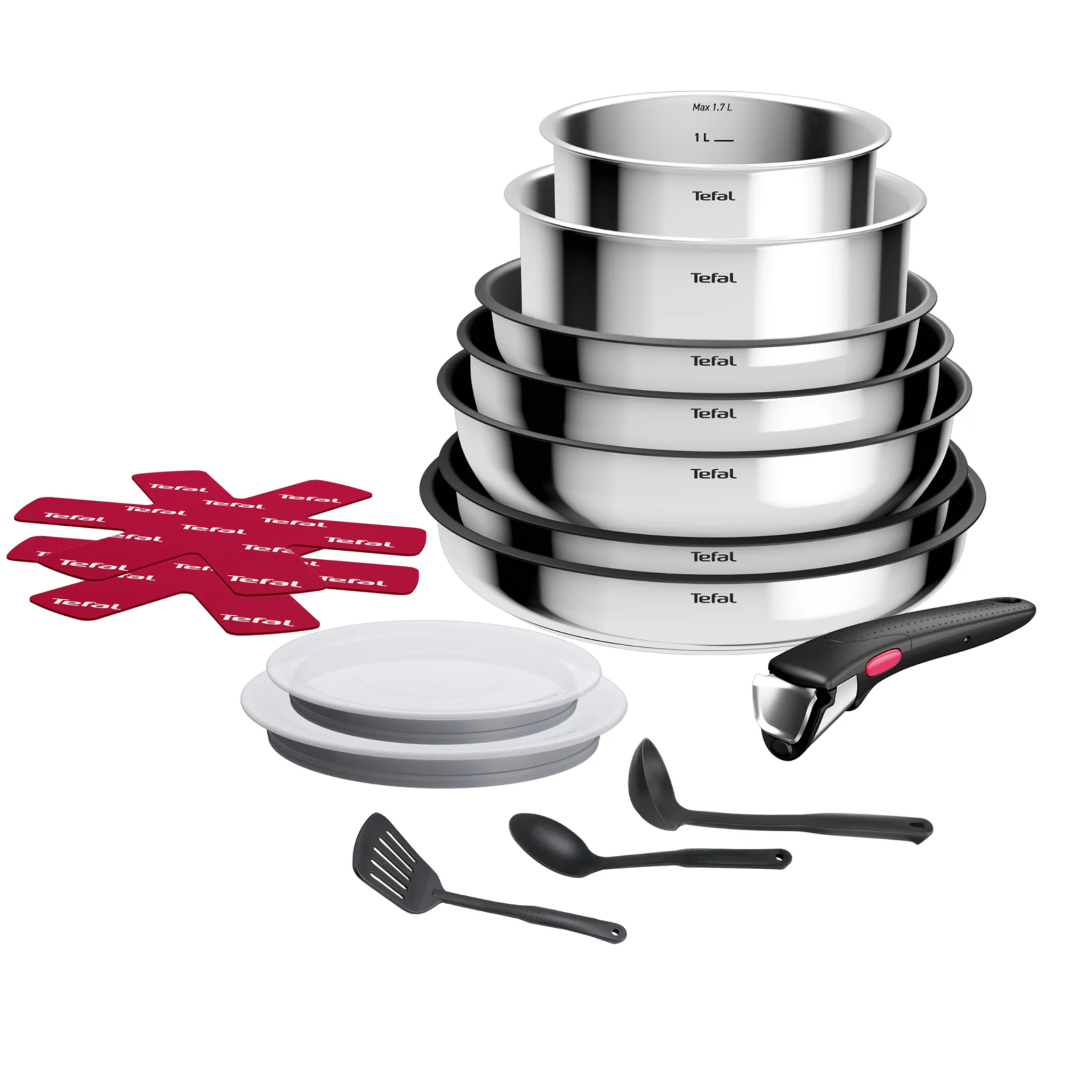 Набор посуды Tefal Ingenio Cook Eat 15 предметов L881SF04