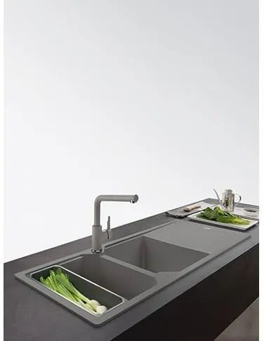 Кухонный кран Franke Urban pull-out 115.0595.089, каменный серый