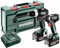 Набор аккумуляторного инструмента Metabo Combo Set 2.8.4 18 В, АКБ и ЗУ