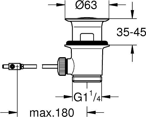 Смеситель Grohe Essence Hard Graphite 32935A01