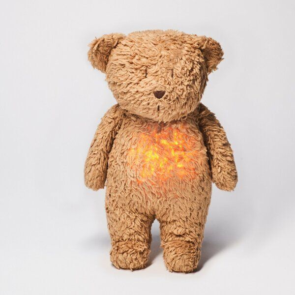 Ночник игрушка мишка Moonie HUMING BEAR, капучино