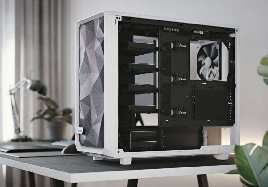 Корпус компьютерный Fractal Design Meshify 2 White TG Clear Tint (FD-CMES2-A05)