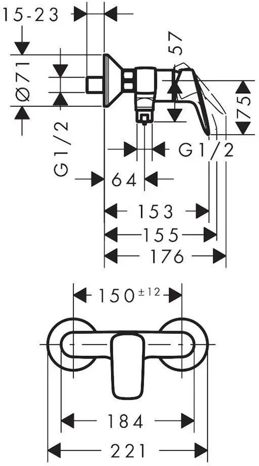 Смеситель Hansgrohe Logis 71601000