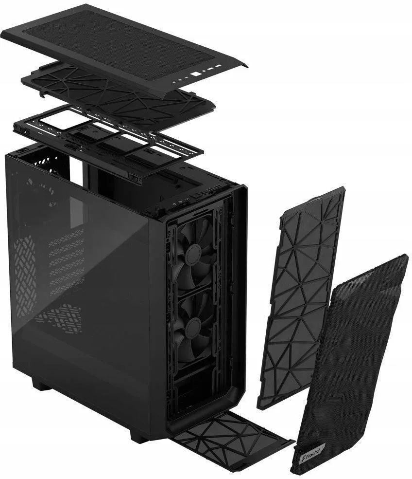 Корпус компьютерный Fractal Design Meshify 2 Compact TG Light Tint (FD-CMES2-C03)