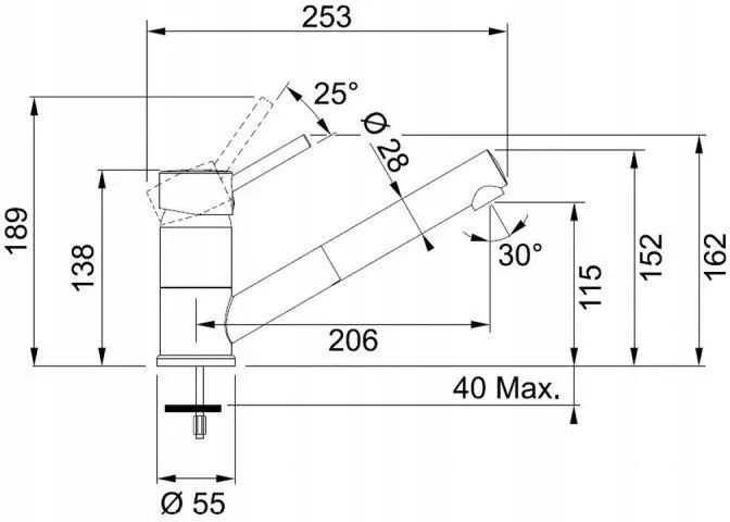 Кухонный кран Franke FG 7486 115.0297.492, хром/бежевый