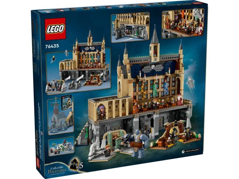 Конструктор LEGO Harry Potter 76435 Замок Хогвартс: Большой зал