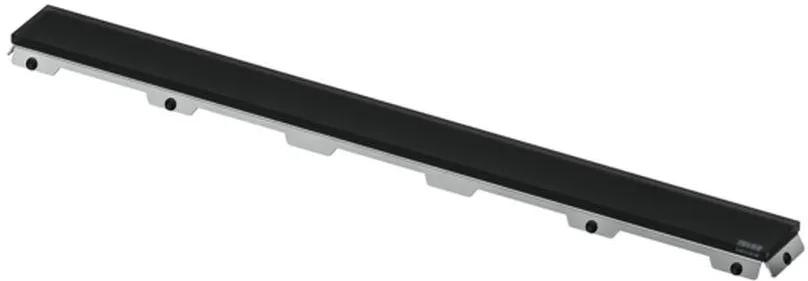 Стеклянная панель TECE drainline 1500 мм, черная сатинированная 601594