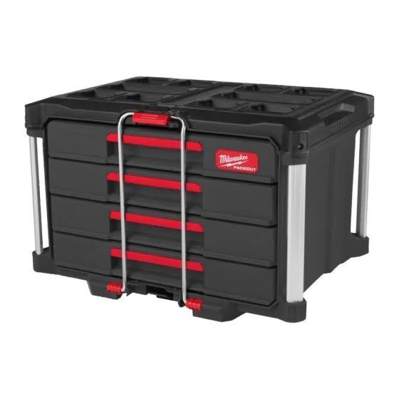 Ящик для инструментов с 4 выдвижными ящиками PACKOUT Milwaukee 4932493189