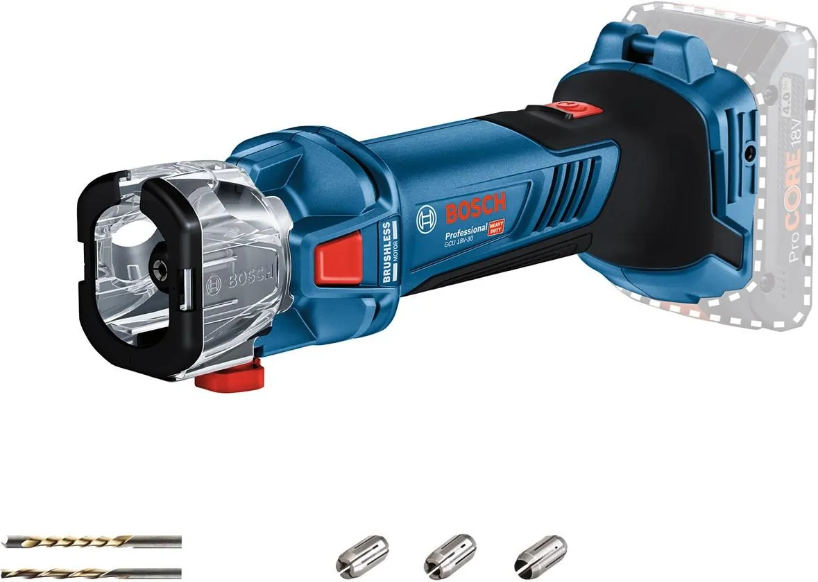 Аккумуляторный фрезер для гипсокартона Bosch GCU 18V-30 Professional 06019K8000