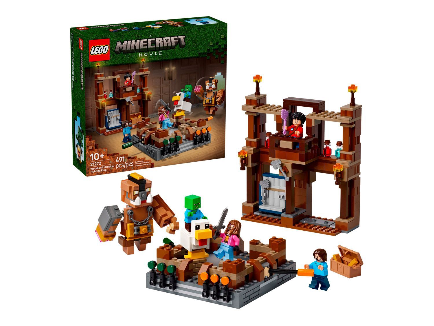 Конструктор LEGO Minecraft 21272 Боевой ринг в лесном особняке