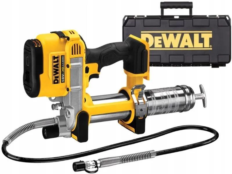 Аккумуляторный смазочный пистолет DeWalt DCGG571NT, без АКБ и ЗУ, в кейсе