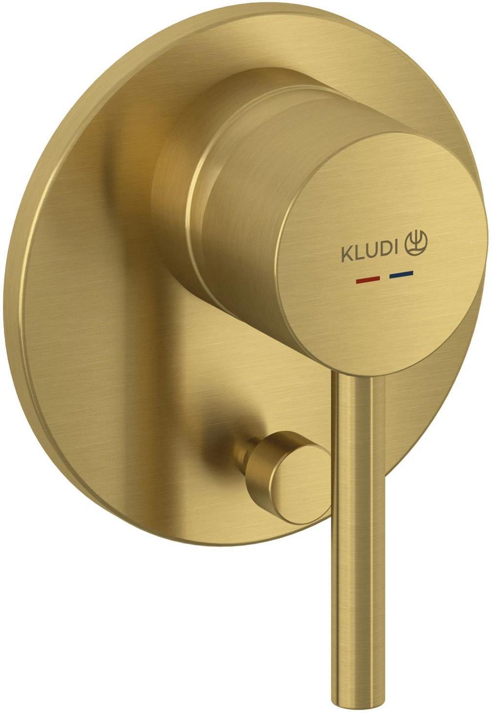 Смеситель для ванны и душа Kludi Bozz 38716N076, матовое золото