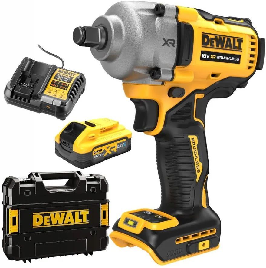 Аккумуляторный ударный гайковерт DeWALT DCF891NT, без АКБ и ЗУ, в кейсе