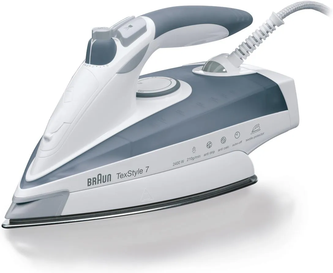 Утюг Braun TexStyle 7 TS785 ESTP, белый/серый