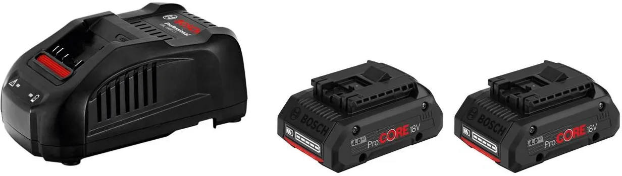 Набор 2 аккумулятора + зарядное устройство Bosch 2xProCORE 18V 4.0Ah + GAL 1880 CV Professional 1600A016GF