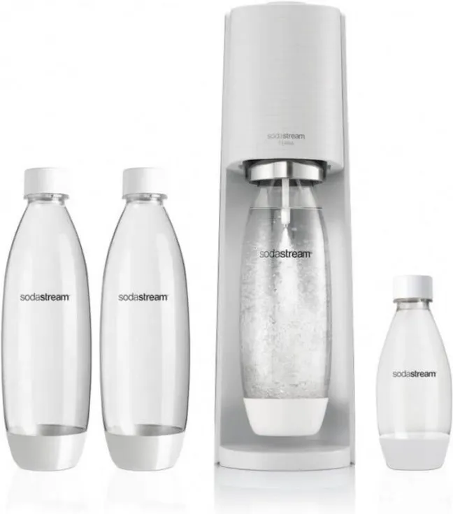 Комплект: Сифон Sodastream Terra (White) + 3 бутылки + баллон CO2