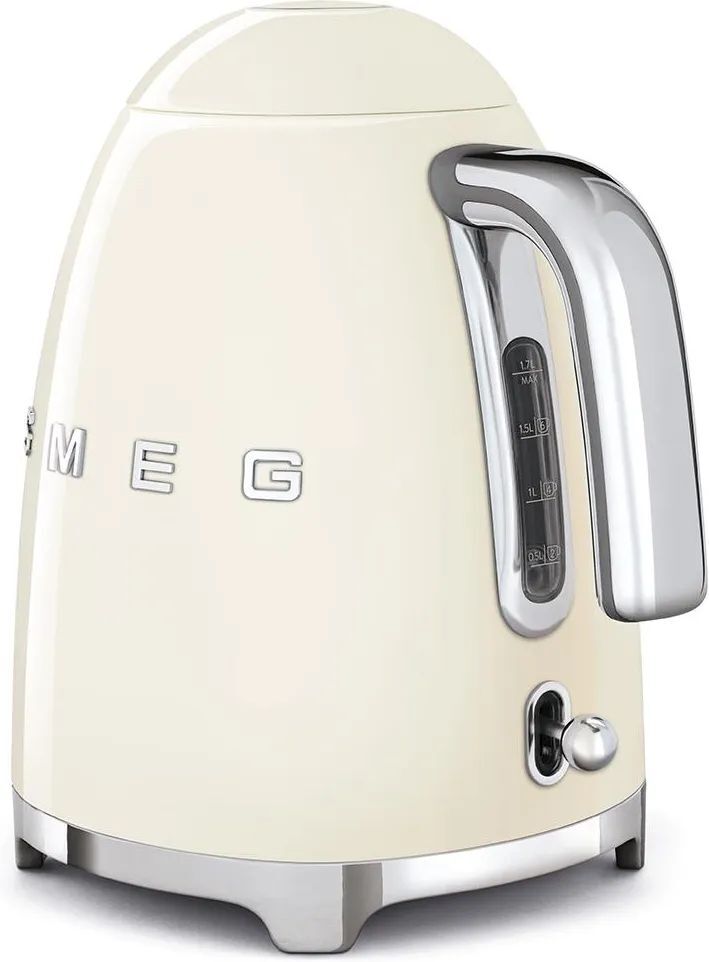 Набор чайник+тостер+соковыжималка SMEG TSF01CREU кремовый