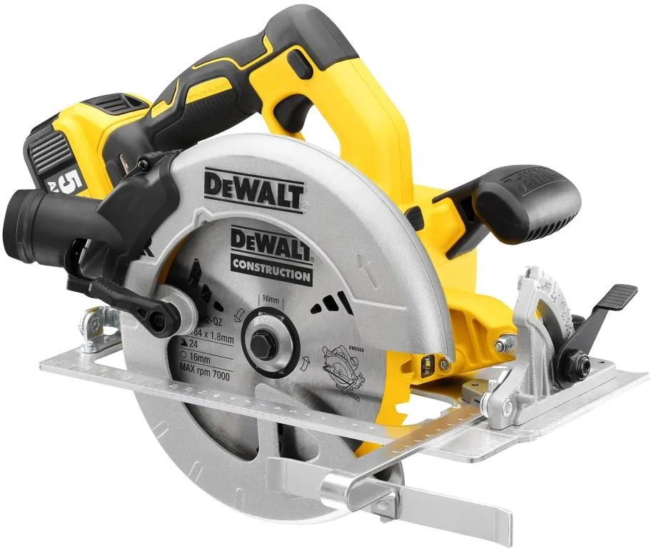 Аккумуляторная дисковая пила DeWalt DCS570P2-QW, с 2 АКБ и ЗУ
