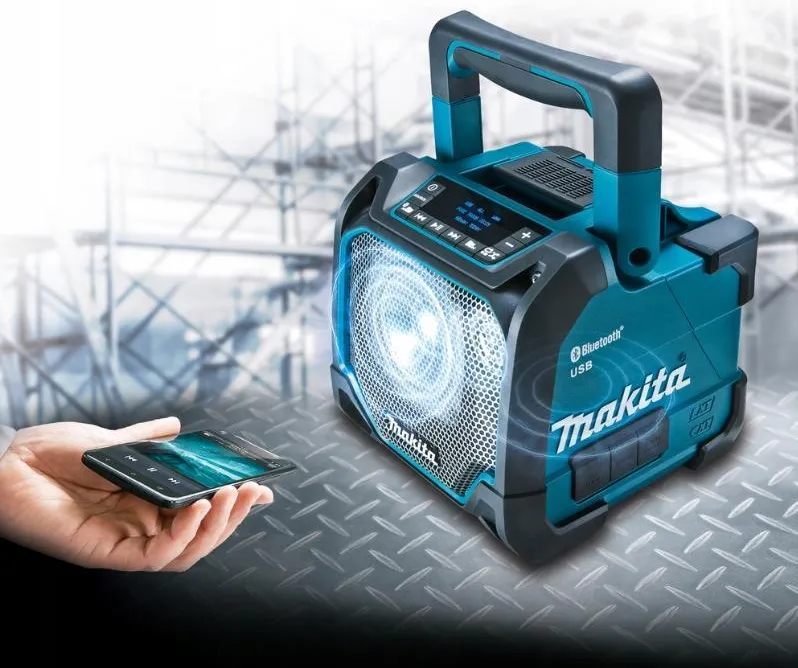 Строительное радио Makita DMR202 7,2–18 В LXT, без АКБ и ЗУ