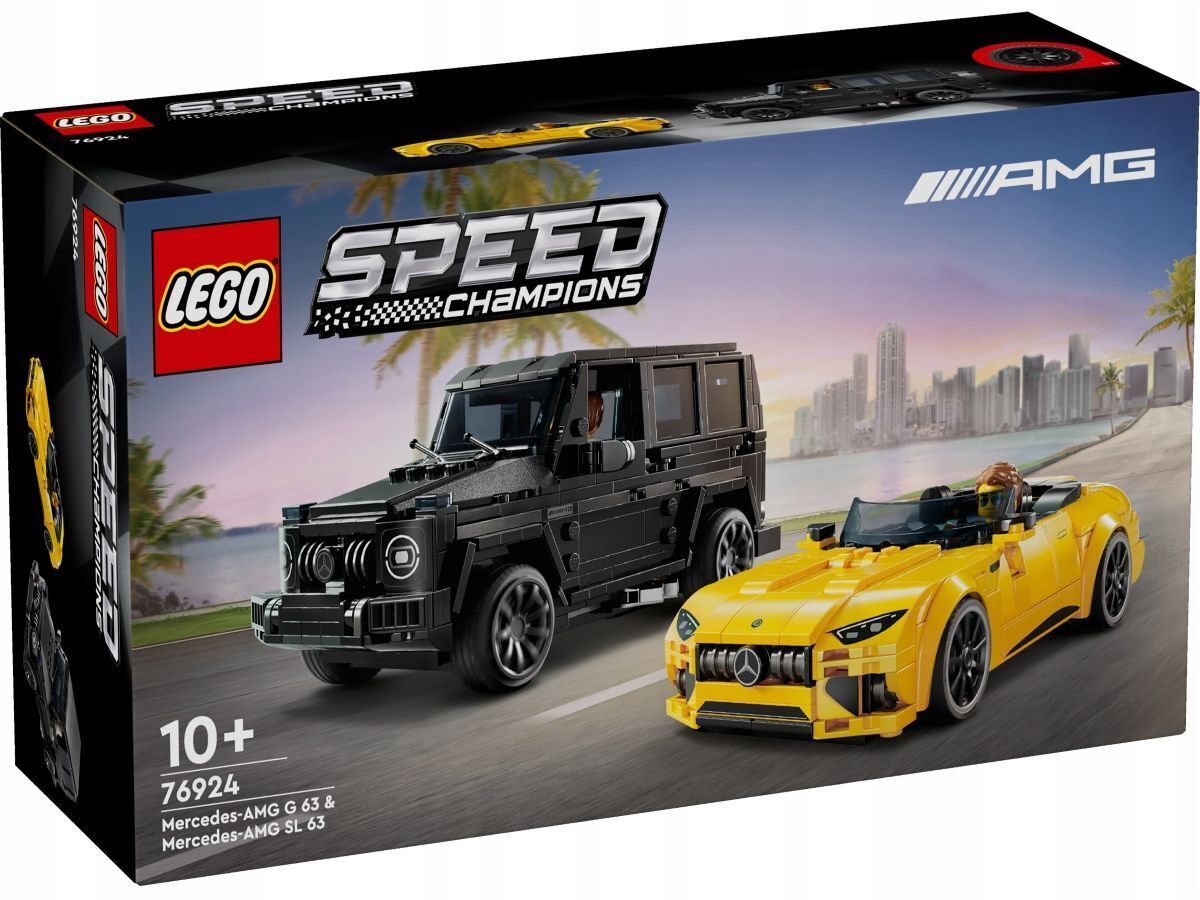 Конструктор LEGO Speed Champions 76924 Конструктор Mercedes-AMG G63 и Mercedes-AMG SL 63