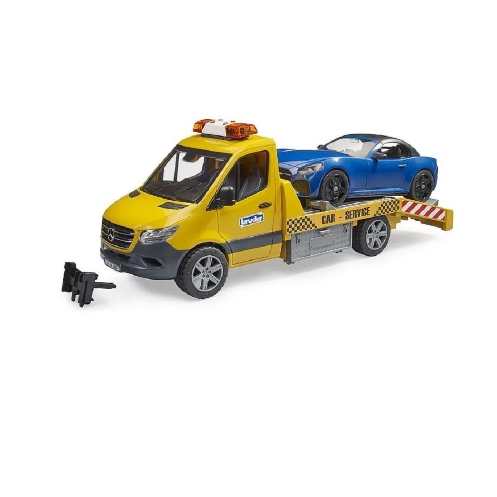 Игрушка Bruder 02675 Эвакуатор Mercedes Benz Sprinter и Автомобиль Roadster