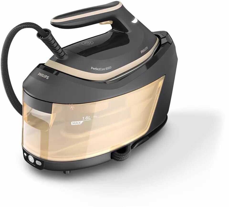 Парогенератор Philips PerfectCare 6000 PSG6064/80, черный, золотистый, Нидерланды