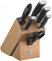Набор 7 ножей Zwilling Four Star II в деревянном блоке